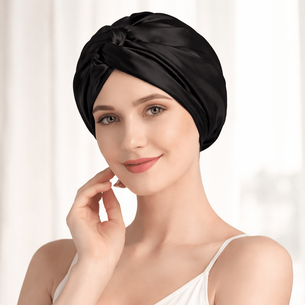 Belvado Mulberry Silk Bonnet - Turban